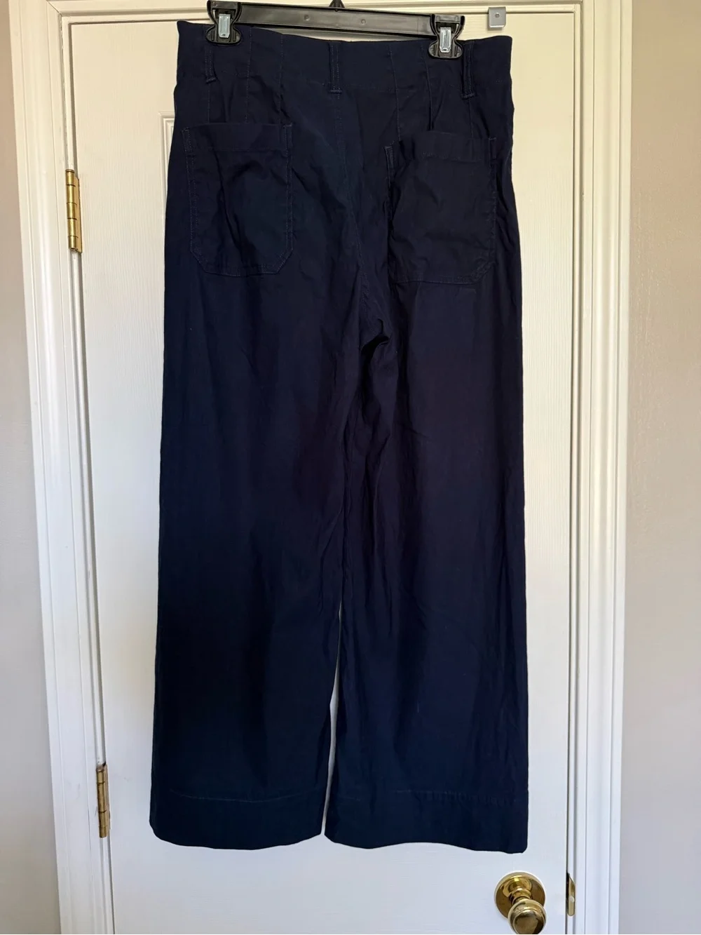 Anthropologie Maeve Colette Pant Wide-Leg Cropped in Ink sz 30 - Picture 4 of 13